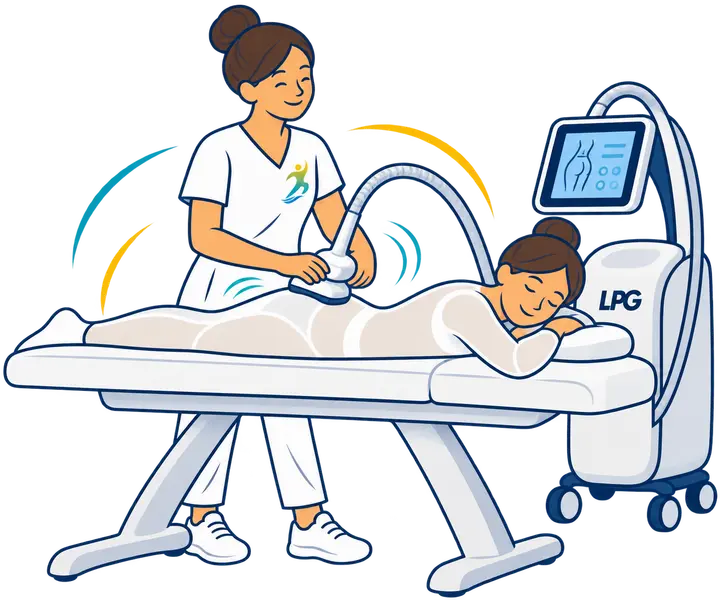 Séance de LPG au cabinet Physio Ourcq